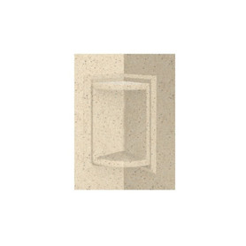5.75-in D x 5.75-in W x 11-in H Solid Surface Soap Dish in Tahiti Desert