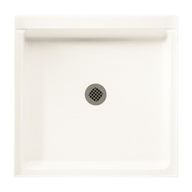 32-in D x 32-in W x 5.5-in H Veritek Shower Base in Bright White