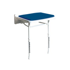 02210P Economy Standard Seat Without Back and Arms in Blue