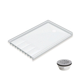 Mullen K26113R 60-in x 32-in Right-Hand Shower Base with Drain