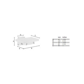 Holder With Frosted Glass Soap Dish in Polished Chrome