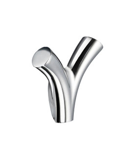 Double Hook in Polished Chrome