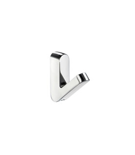 Single Hook (Sold As Pair) in Polished Chrome