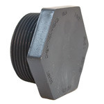 4516-4 1/4 THD PLUG PVC 80, Thread Plug MPT - PVC Schedule 80, 4516-4  - Box of 25