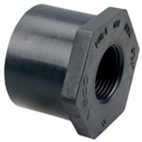 4518-3 1X3/4 SPGXT BUSH PVC 80, Flush Spigot x Thread Reducer Bushing Spg x FPT - PVC Schedule 80, 4518-3  - Box of 50