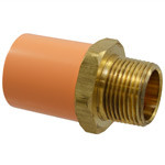5004-BI 2 MALE AD SXMPT FP-CPVC, Mechanical Adapter - BlazeMaster CPVC, Male, Threaded Insert MNPT x S, 5004-BI  - Box of 10