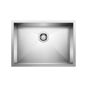 20.5-In X 37.5-In Single-Basin Stainless Steel Undermount Residential Kitchen Sink in Satin