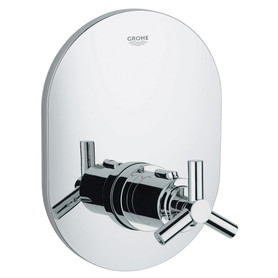 19392000 Atrio Thermostat Trim with Ypsilon Handle in StarLight Chrome