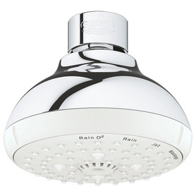 26044001 New Tempesta 100 4-Sprays Shower Head with 1.75 gpm Flow in StarLight Chrome