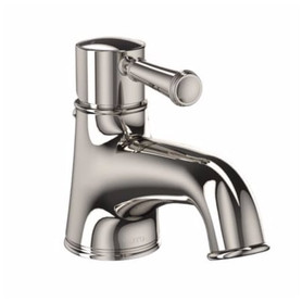 Single-Handle Bathroom Faucet in Polished Nickel