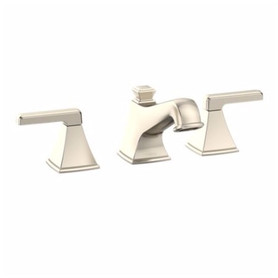 Widespread Bathroom Faucet in Brushed Nickel, 1.2 GPM