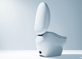 1.0 and 0.8 GPF NX1 Dual Flush Toilet in Cotton