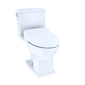 MW4943044CEMFG#01 1.28 and 0.9 GPF Two-Piece Elongated Toilet with Dual Flush Mechanism and without Auto Flush in Cotton
