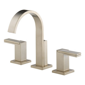65380LF-BNLHP Less Handles Widespread Lavatory Faucet in Brushed Nickel