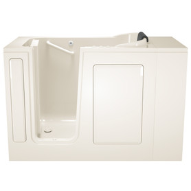 2848.105.CLL 28-in. x 48-in. Walk-In Air Spa and Whirlpool Massage Bathtub with Left-Hand Drain in Linen