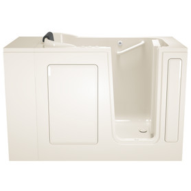 2848.105.CRL 28-in. x 48-in. Walk-In Air Spa and Whirlpool Massage Bathtub with Right-Hand Drain in Linen