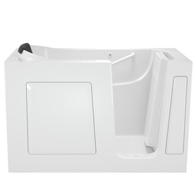 30-in. x 60-in. Walk-In Air Spa and Whirlpool Massage Bathtub with Right-Hand Drain in White