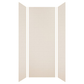 EWK363696-46 Expressions 36" X 36" X 96" 3-Piece Shower Wall Trimmable Kit, In Houndstooth