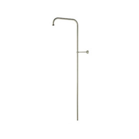 63in Rigid Shower Riser in Satin Nickel