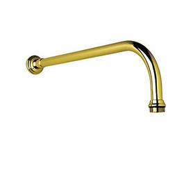 15in Wall Mounted Shower Arm in English Gold