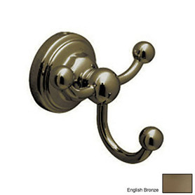 Triple Hook Robe Hook in English Bronze