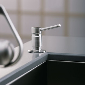 Soap/Lotion Dispenser in Brushed Stainless Steel