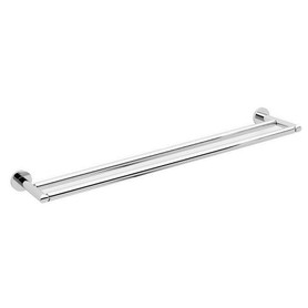 0222-24/PC 24in Double Towel Bar in Polished Chrome