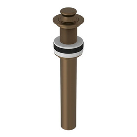 Non Slotted Lift and Turn Drain in English Bronze