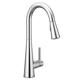 Chrome One-Handle Pulldown Kitchen Faucet