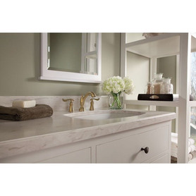 Delta 3594-CZMPU-DST Two Handle Widespread Lavatory - Metal Pop-Up in Champagne Bronze