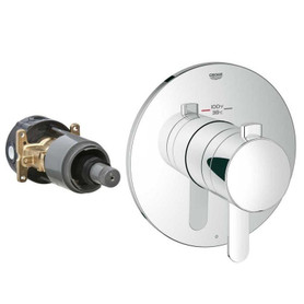 Grohe 19869000 Europlus New Single Function Thermostatic Trim Kit With Control Module