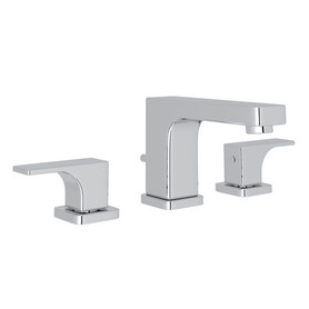 High Neck Widespread Lavatory Faucet in Polished Chrome