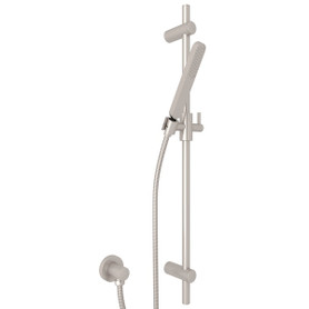Meda Single-Function Handshower Set in Satin Nickel