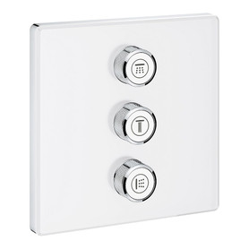 29158LS0 Grohtherm SmartControl Triple Volume Control Trim in Moon White