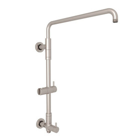 Retro-Fit Shower Column Riser with Diverter in Satin Nickel