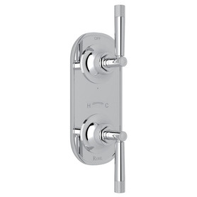 Rohl MB2090LMAPC 1/2-in Thermostatic/Diverter Control Trim with Metal Lever in Polished Chrome