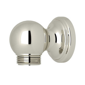 Wall Outlet for Riser in Polished Nickel