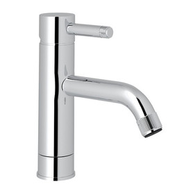 Single Hole Lavatory Faucet with Industrial Metal Levers in Polished Chrome