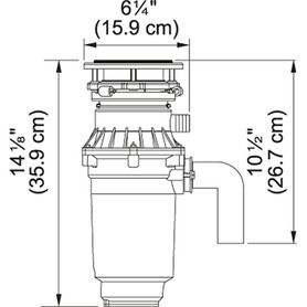 Disposer Continuous 3/4 Hp