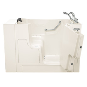3052OD.109.ARL-PC 30-in. x 52-in. Outward Opening Door Walk-In Air Spa Bathtub with Right Door/Drain and Tub Faucet in Linen