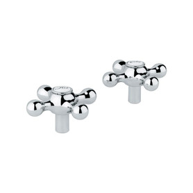 Cross Handles (2 Pack) in Chrome
