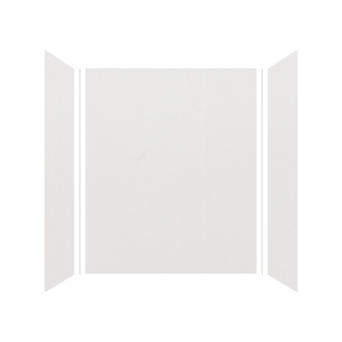 60" X 32" X 72" 5-Piece Alcove Shower Kit, In Grey