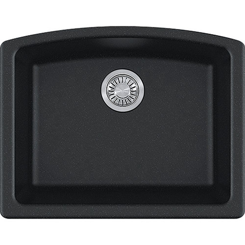 Ellipse Single-Bowl Undermount Sink In Granite Onyx