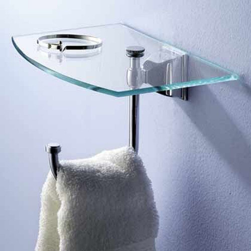 9in Wall Tray in Satin Nickel