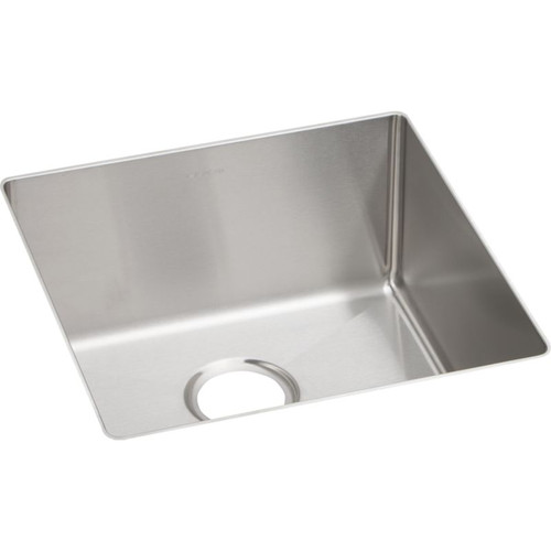 ECTRU17179 Stainless Steel Single Bowl Undermount Sink in Polished Satin