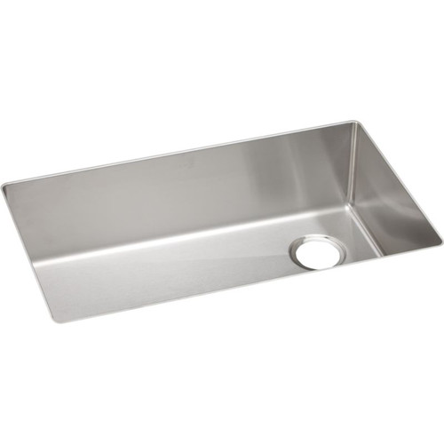 ECTRU30179R Stainless Steel Single Bowl Undermount Sink in Polished Satin