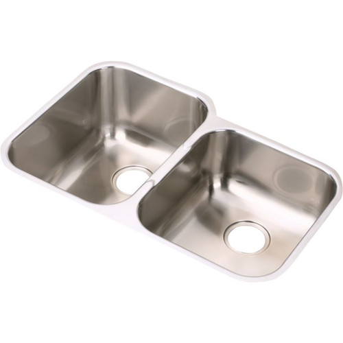 Stainless Steel Double Bowl Undermount Sink in Soft Highlighted Satin