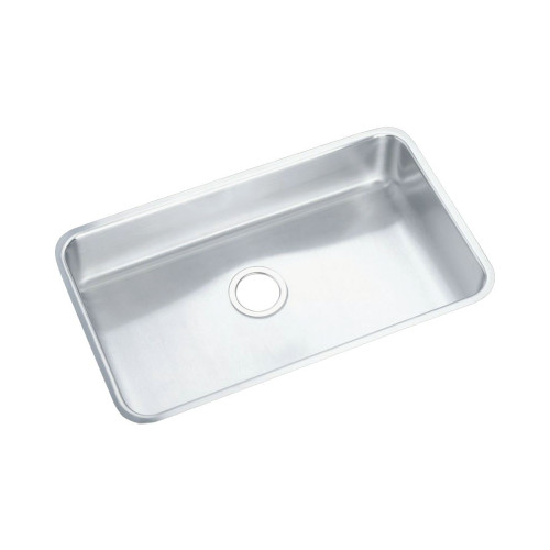 ELUH2816 Stainless Steel Single Bowl Undermount Sink in Lustrous Highlighted Satin