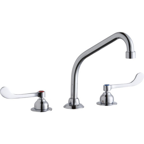Elkay LK800HA08T6 Commercial 3-Hole Faucet in Chrome
