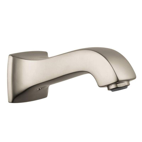 Hansgrohe 13413821 Metris C Wall Mounted Non Diverter Tub Spout in Brushed Nickel